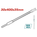 Daltă hexagonală plată TOTAL 30x400x35 mm pentru rotopercutor