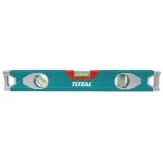 Nivelă cu bulă TOTAL 60 cm din aluminiu, 3 fiole pentru precizie
