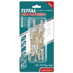 Set dibluri 8x40 mm cu șuruburi 5x50 mm, 30 piese, Total