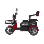 Triciclu electric Blade Viva 14 pentru persoane, 1200W, roșu-negru