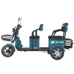 Triciclu electric Blade TRIP X2 2000W, 2 locuri, 72V, albastru-negru