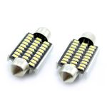 Set 2x LED sofit 39mm CANBUS 6000K pentru plafonieră și număr