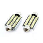 Becuri LED sofit CAN119 41mm Canbus 6000K pentru plafoniera si numar, set 2