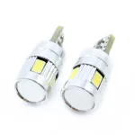 Set 2x becuri LED T10 CANBUS pentru plafoniera auto, 6000K, 180 lm