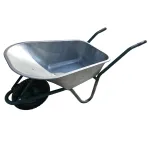 Roabă Gospopro 110 L cuvă galvanizată și roată 3.50-8, cadru robust