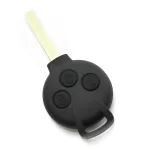Carcasa cheie Smart cu 3 butoane si lama, tip rotund, pentru inlocuire