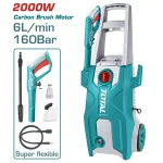 Aparat de spălat cu presiune Total Industrial 160 bar, 2000 W, 6 l/min