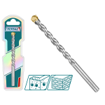 Burghiu pentru beton TOTAL 6x100 mm, vârf din carbură, industrial