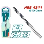 Burghiu pentru metal TOTAL HSS 4341, 10 mm, vârf 135°