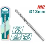 Burghiu pentru metal TOTAL M2 HSS 13 mm, unghi 130°, industrial