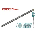 Burghiu SDS Plus TOTAL 20x210 mm industrial, varf carbura pentru beton
