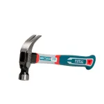 Ciocan de dulgherie TOTAL 450 g cu mâner din fibră de sticlă și suport magnetic