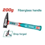 Ciocan de lăcătușerie TOTAL 200 g cu mâner din fibră de sticlă