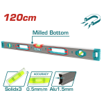 Nivela magnetica cu bula TOTAL, 120 cm, precizie 0,5 mm/m, industriala