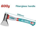 Toporișcă TOTAL 600 g, cu mâner din fibră de sticlă, 390 mm
