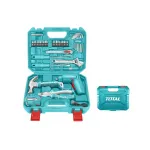 Trusă de scule TOTAL 38 piese cu șurubelniță electrică 4V, USB-C