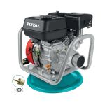 Vibrator de beton pe benzină TOTAL 4.8 kW (6.5 HP), prindere HEX