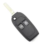 Carcasă cheie Volvo tip briceag cu 2 butoane, compatibilă cu telecomandă