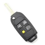 Carcasă cheie Volvo tip briceag cu 4 butoane, husă de înlocuire