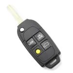 Carcasă cheie Volvo tip briceag cu 4 butoane, husă de înlocuire