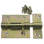 Zăvor pentru ușă T0126 zincat 85x2 mm, cu blocare anti-vibrații