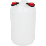 Butoi alimentar din plastic HDPE 50L, cu două capace, certificat UN