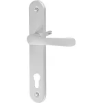 Maner pentru usa interior MagicHome Manuela V72, argintiu, sild oval