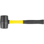 Ciocan de cauciuc Strend Pro HM211 340 g, mâner metalic cu TPR, 290 mm