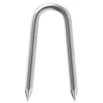 Cuișoare tip U 25x2,5 mm pentru prindere sârmă/plasă, pachet 5 kg