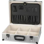 Cutie pentru scule Strend Pro ATB80 din aluminiu, cu incuietoare, 45x33x15 cm