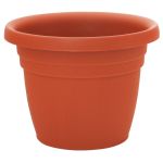Ghiveci din plastic ICS Thea, teracota, 16 x 12 cm, pentru interior/exterior