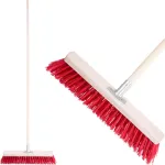 Mătură stradală Strend InDust 300 mm cu coadă, pentru curte și alei