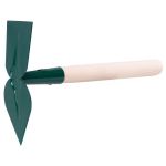 Motyca de grădină FED 001/250, vârf-plat, cu mâner din lemn