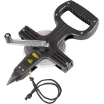 Ruletă bandă de măsurare GIANT 50 m din oțel, cu vârf și manivelă