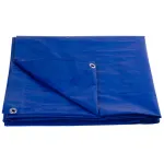 Prelată impermeabilă Tarpaulin Standard 2x3 m, 80 g/m², albastră, cu ocheți
