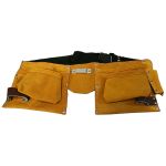 Borsetă pentru scule din piele HR68202, pentru curea, cu 2 buzunare