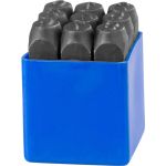 Set poansoane cifre 12 mm Strend Pro HR59209 (1–9) pentru marcare