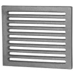Grătar din fontă pentru sobă 255x210x15 mm, rezistent la temperaturi înalte