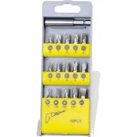 Set biți Strend Pro BS2877, 16 piese, cu suport/holder pentru biți