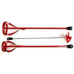 Set 3 palete de amestecare pentru vopsea și mortar, prindere HEX, 60–80 mm