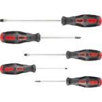 Set șurubelnițe Strend Pro SD9962, 5 piese, plate + Pozidriv, CrV magnetice
