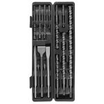 Set burghie și dălți Strend Pro SD043 SDS+, 12 piese, în cutie de transport