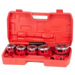 Set filiere pentru filetat Strend Pro 3/8–1 1/4, 5 piese, în cutie