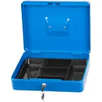 Casetă metalică pentru bani CashBox 300x240x90 mm, cu cheie
