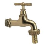 Ventil auriu 3/4" pentru lavoar de grădină (robinet tip WB)