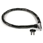 Antifurt bicicletă STRONG LH0503 80x18 mm, cablu flexibil cu 2 chei