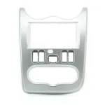 Rama consola centrală argintie pentru Dacia Logan 2, Duster 1 și Sandero 2