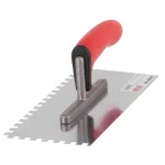Hladitko zimțat inox Strend Pro Premium Bravo Red 270x130 mm, dinți 8 mm