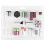 Set accesorii șlefuit Strend Pro RGT1081, 105 piese, mini, cu tijă