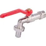 Robinet de grădină 1/2" PP0911 pentru apă, cu manetă și ieșire furtun